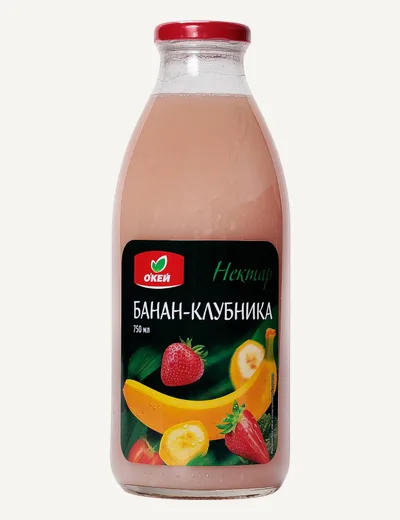 Нектар банан-клубника под СТМ сети О’КЕЙ