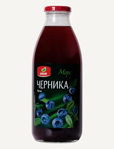 Морс черничный под СТМ сети О’КЕЙ