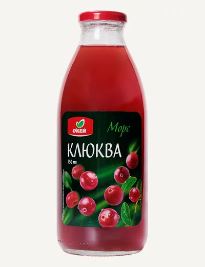 Морс клюквенный под СТМ сети О’КЕЙ